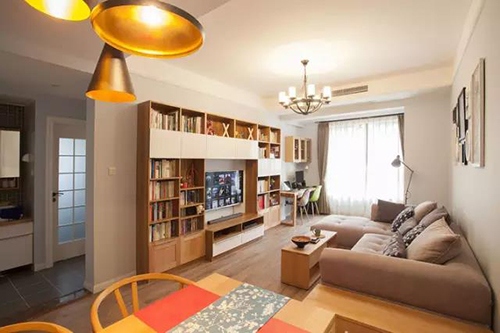 【武漢一家一裝飾】簡單幾招教你如何裝修狹長客廳！