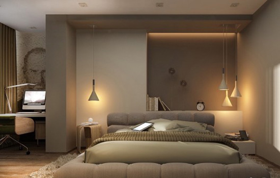 【武漢一家一裝飾】臥室裝修，燈光布置也有大學問！