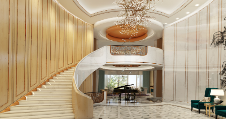 別墅裝修極簡輕奢風格