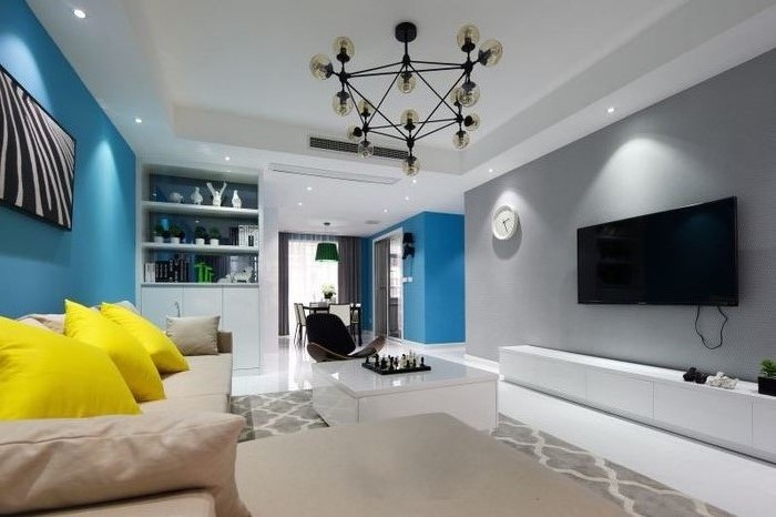 武漢客廳電視背景墻怎么裝飾更好看？