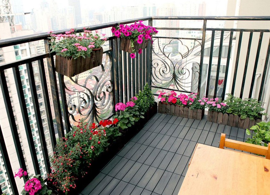 武漢露天陽臺怎么裝飾更美觀實用？