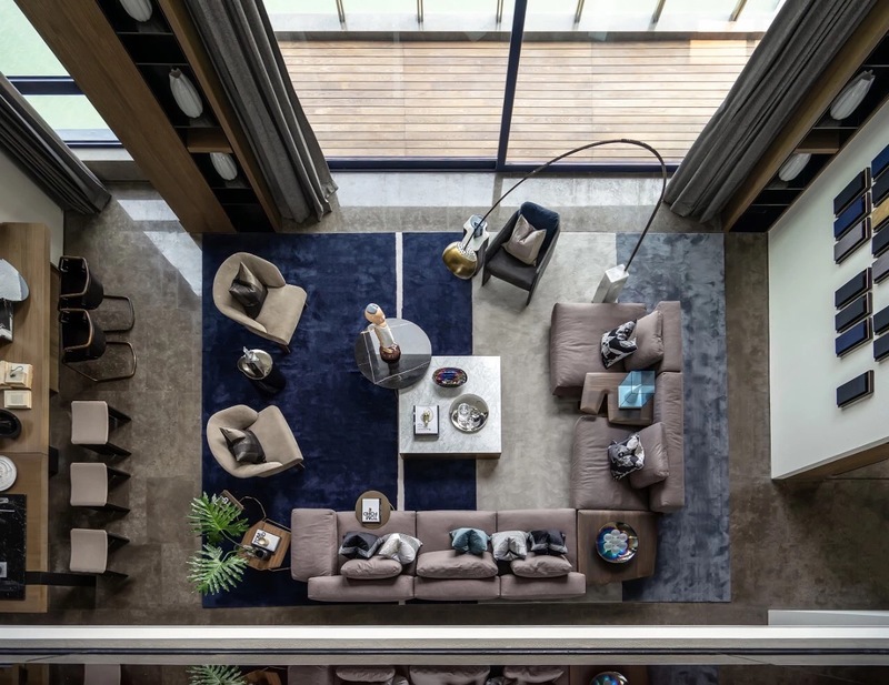 武漢家裝公司沙發擺放