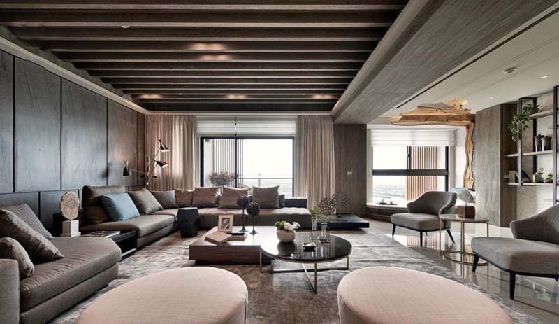 混搭中式風格裝修效果圖