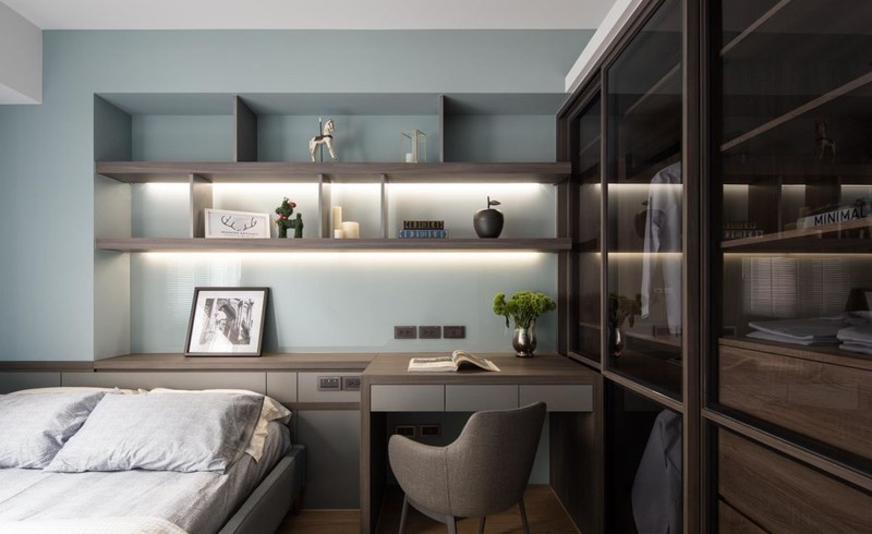 工裝風格臥室內裝修效果圖