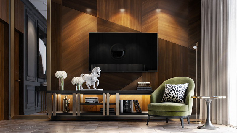 極致輕奢風格裝修效果圖2020款