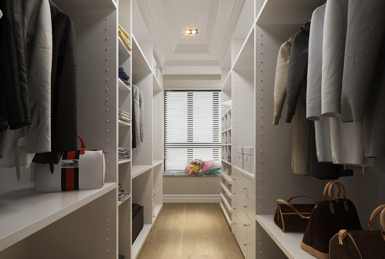 衣帽間裝修樣板間效果圖