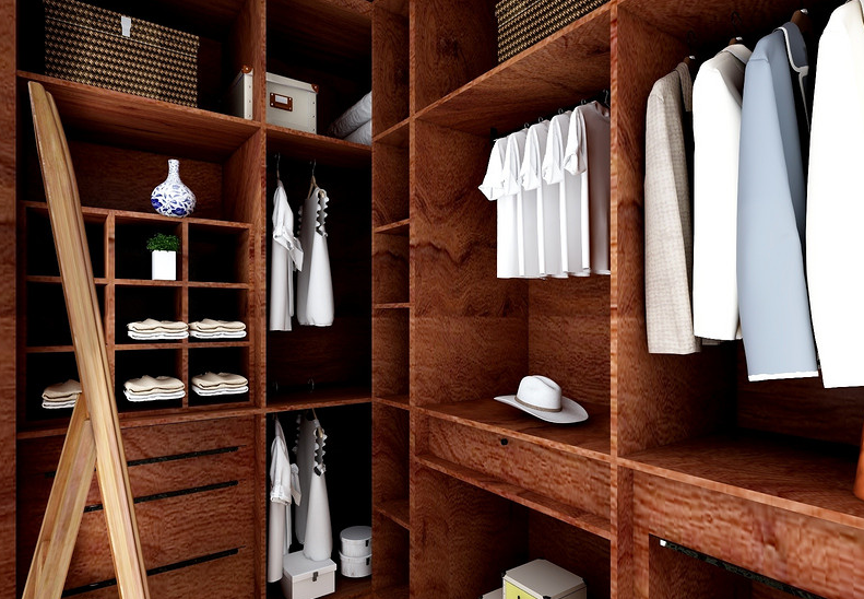衣帽間裝修樣板間效果圖